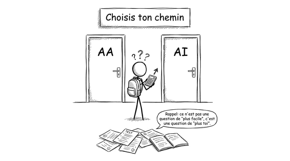 Choisir son chemin entre AA et AI