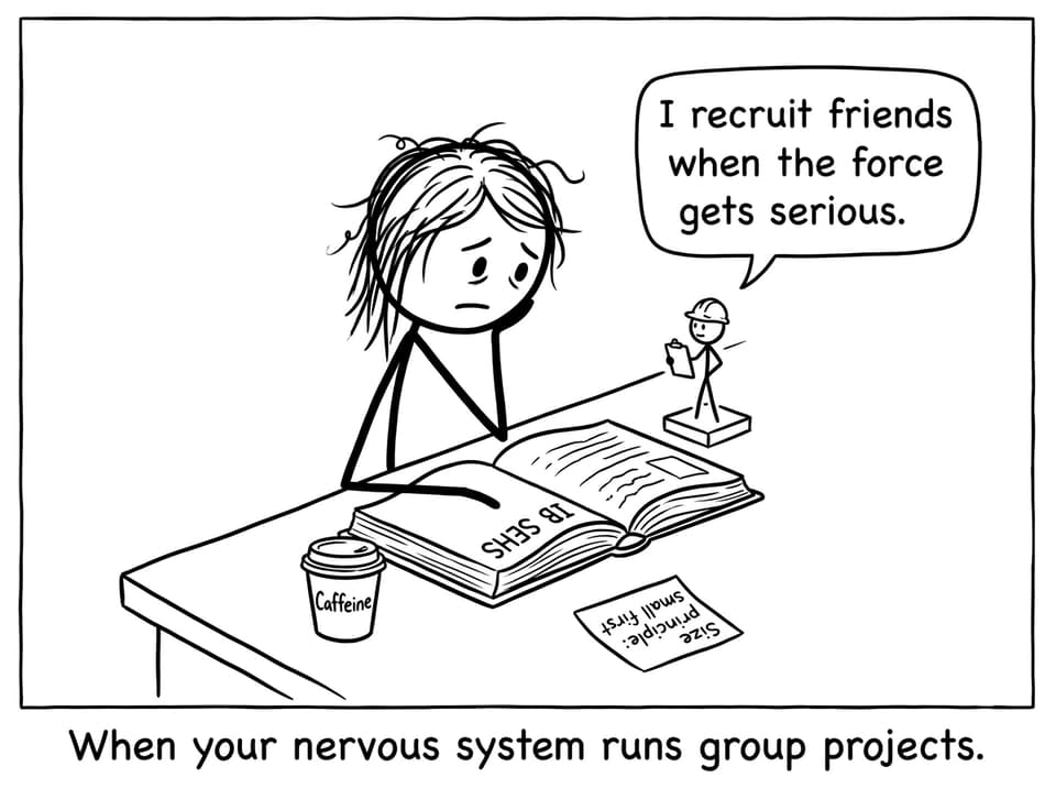Motor units running a group project