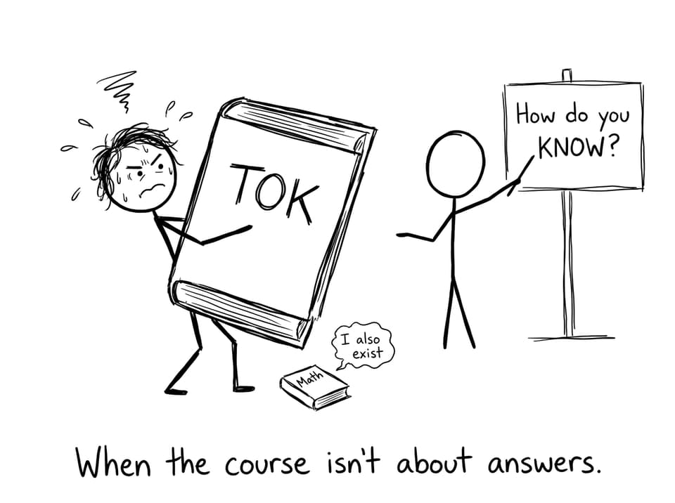A student meets TOK at midnight