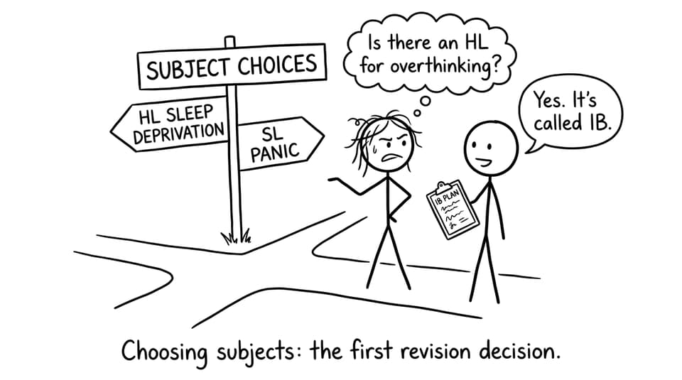 Choosing subjects: the first revision decision.