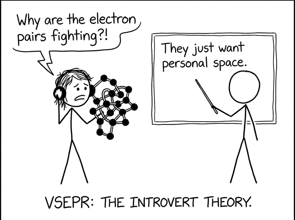 IB student vs electron pair “personal space”