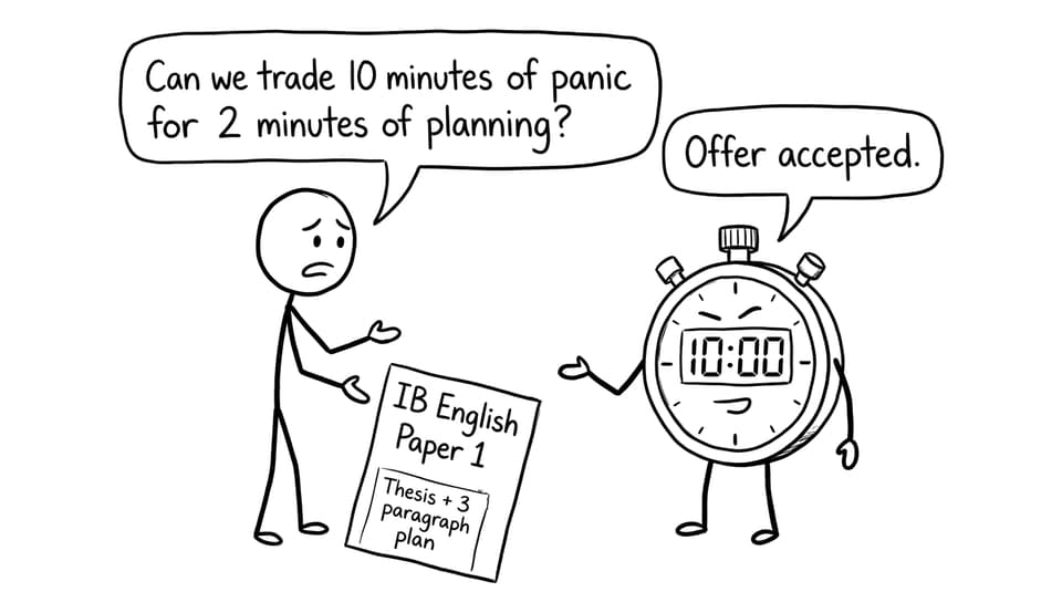 Stopwatch negotiation joke