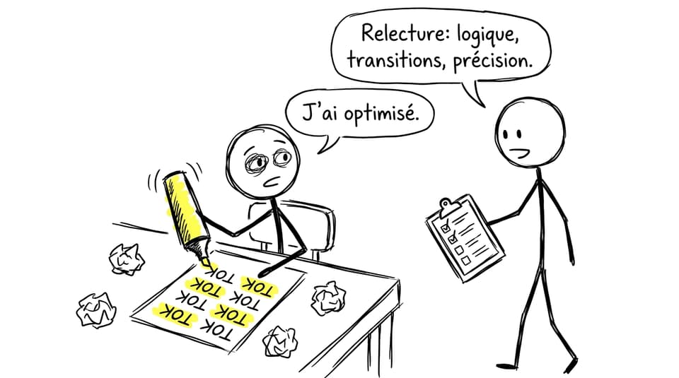 Relecture qui surligne seulement TOK