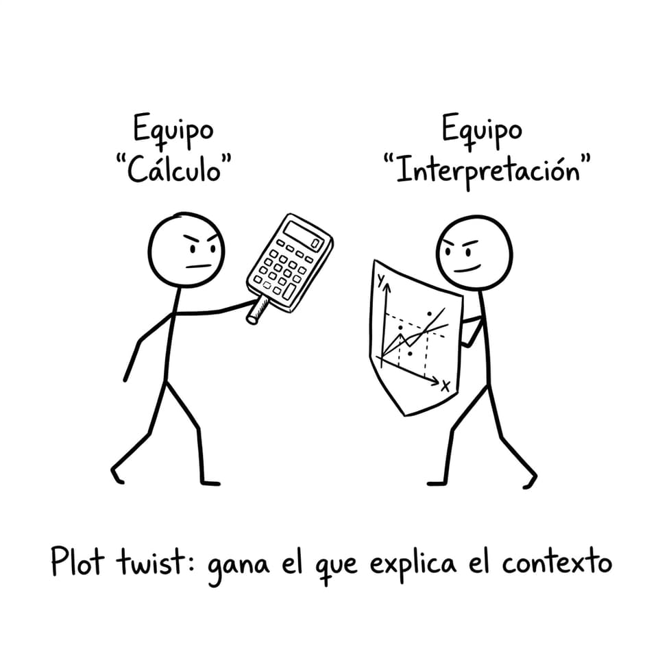 Batalla entre “Cálculo” e “Interpretación”