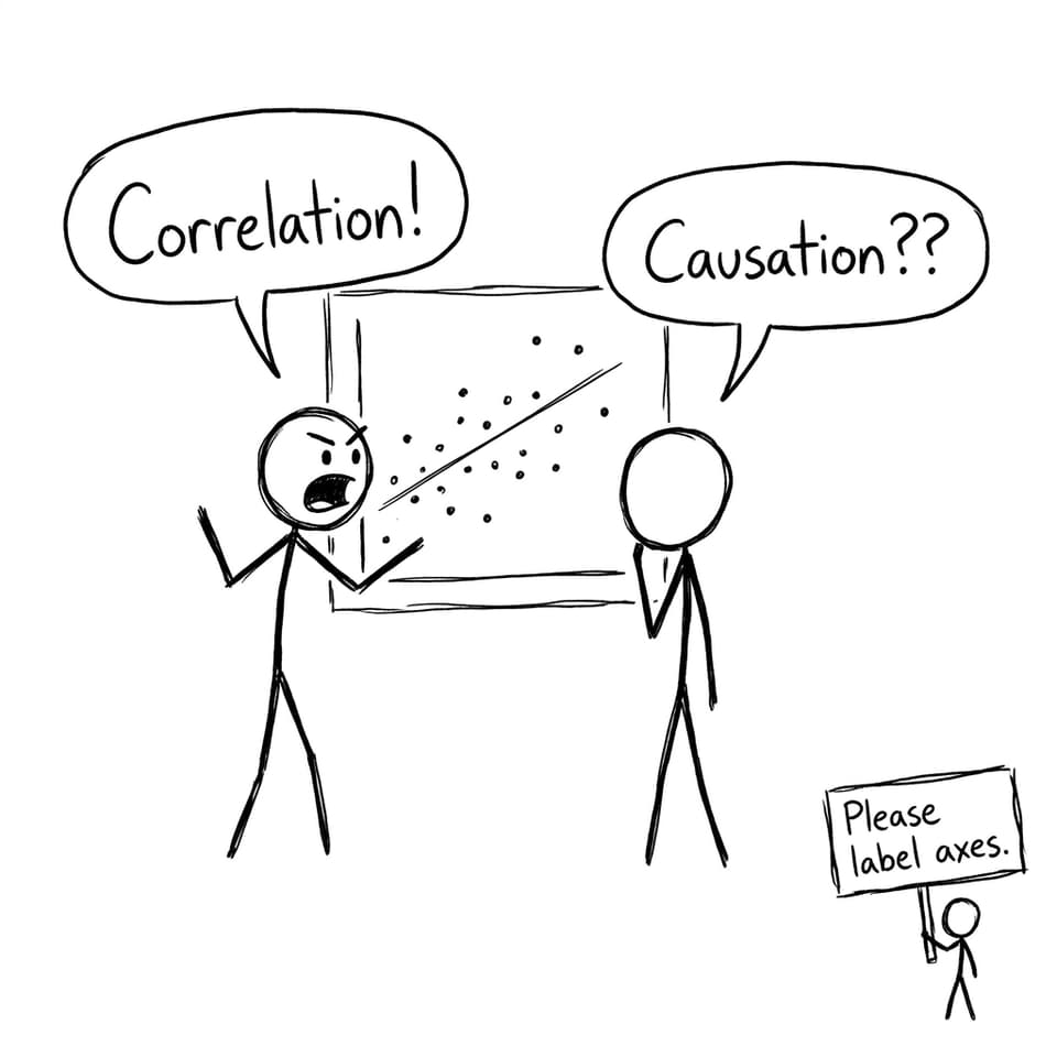 Correlation vs causation comic