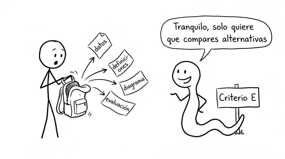 El Criterio E como monstruo simpático