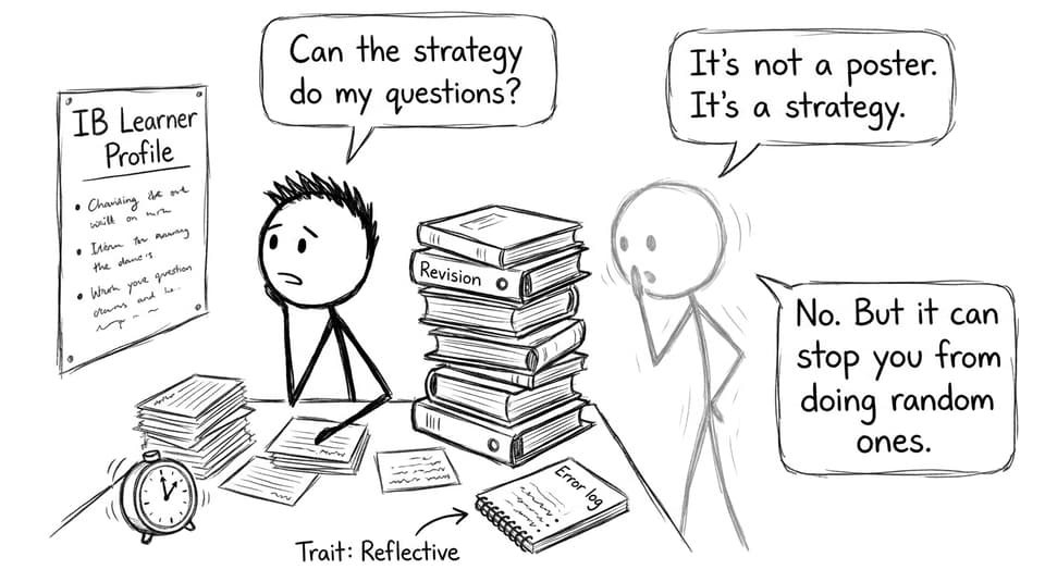 IB Learner Profile poster vs strategy