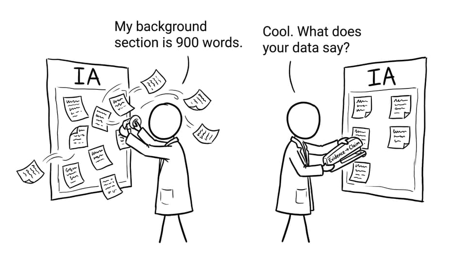 Sticky note evidence comic