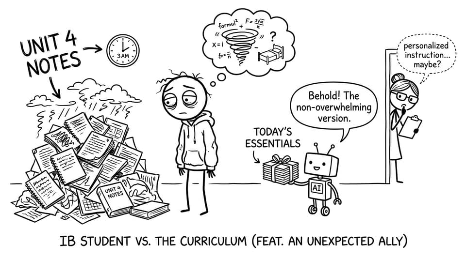 An IB student meets a helpful AI sorter