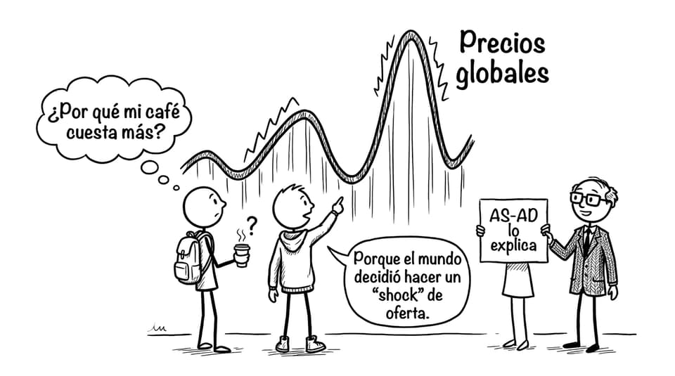 Café caro por shock de oferta