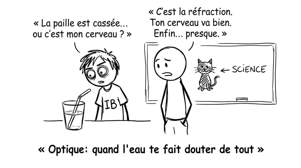 Optique: quand l’eau te fait douter de tout
