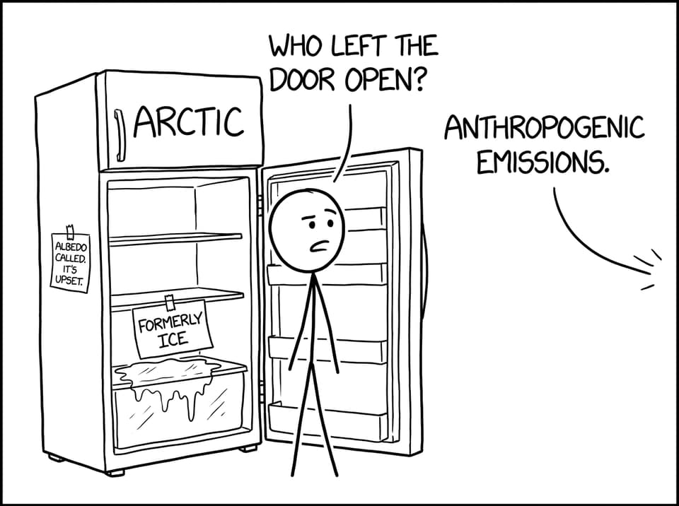 Arctic freezer is now a puddle