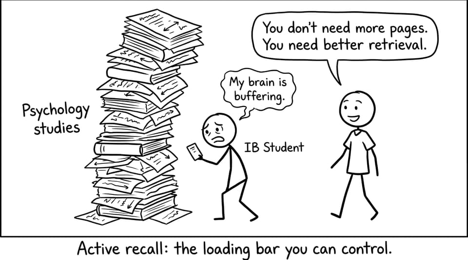 Active recall comic