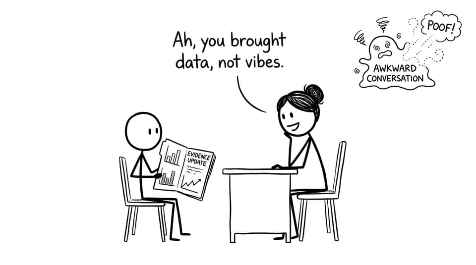 Evidence update meeting comic