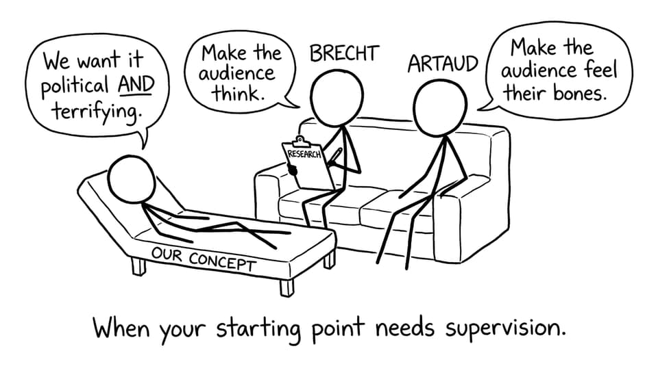 Comic about practitioner supervision