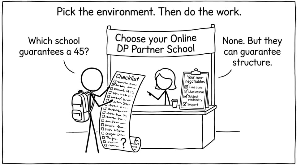 Choosing a school comic