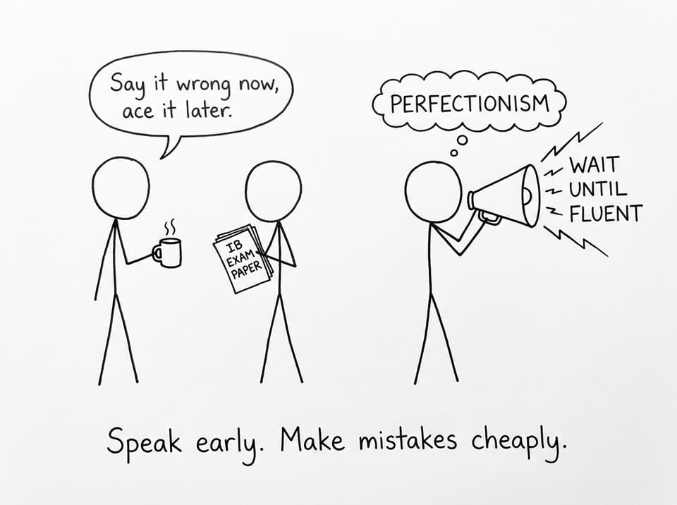 Speak early comic