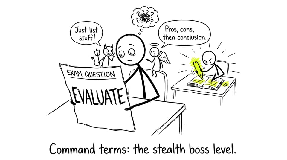 Command terms: the stealth boss level.