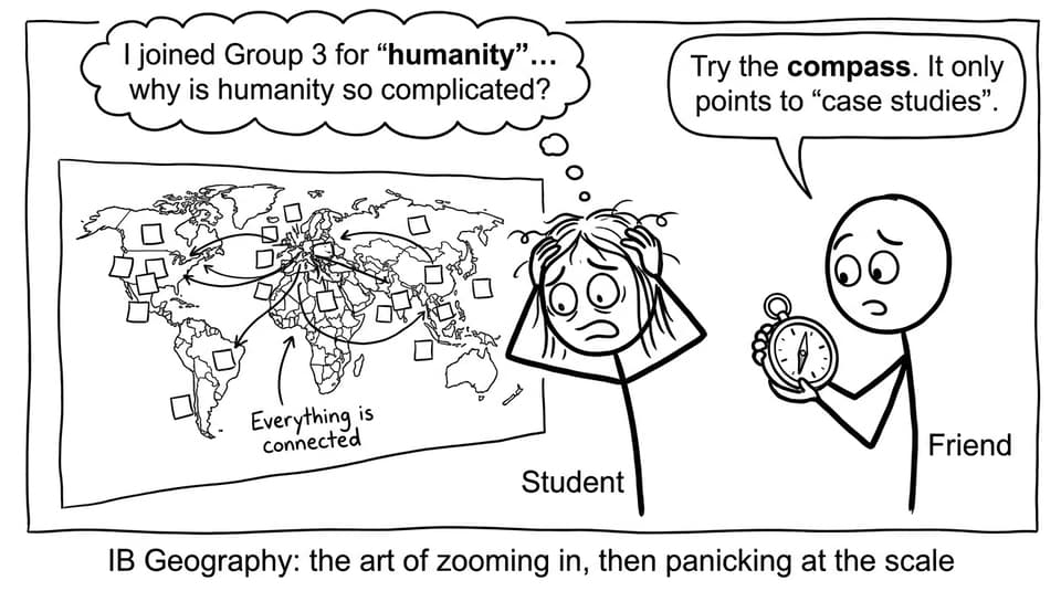 IB Geography: the art of zooming in, then panicking at the scale
