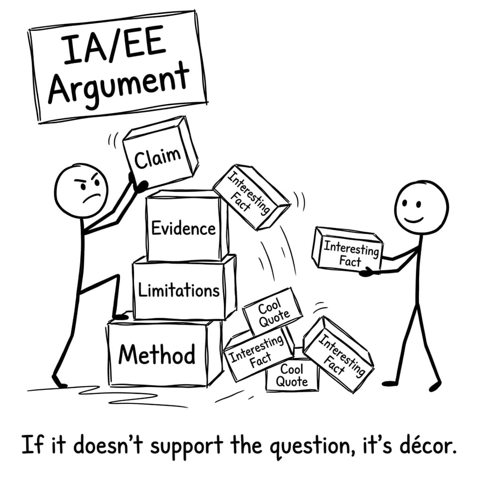 Argument tower vs random facts