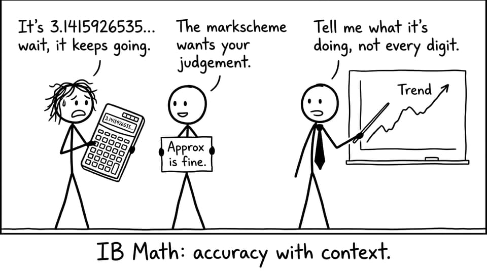 Students discovering approximation is allowed