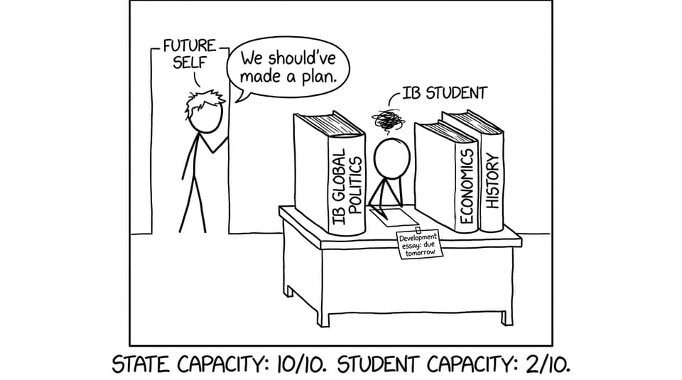 Comic relief: student capacity vs state capacity