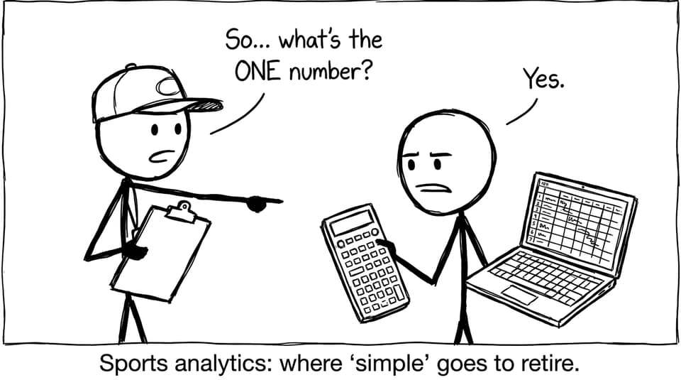 Sports analytics: where simple goes to retire