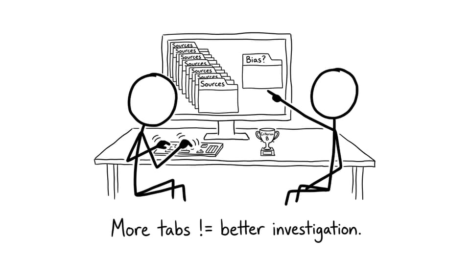 Too many sources tabs vs bias
