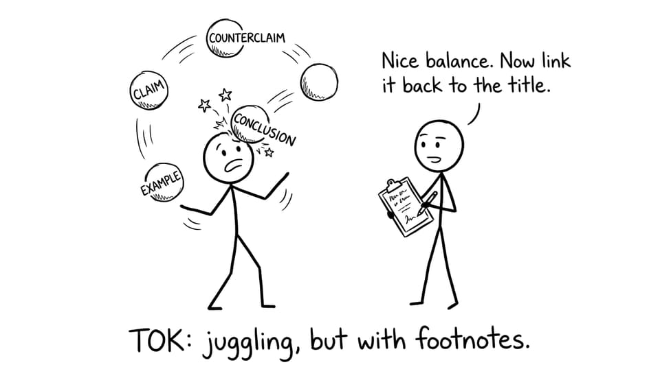 TOK juggling comic