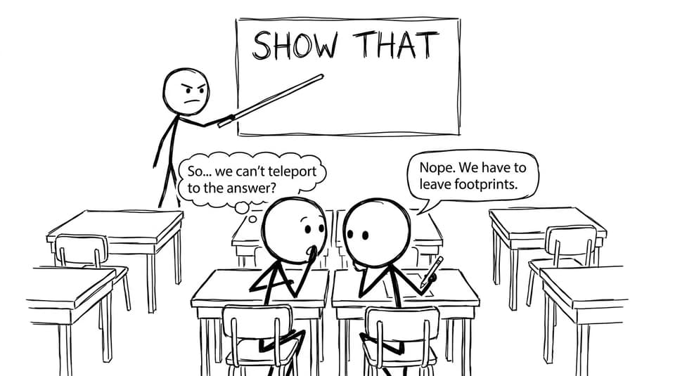 Show that means footprints