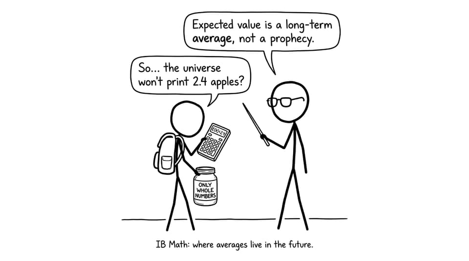 Student confused by E(X)=2.4