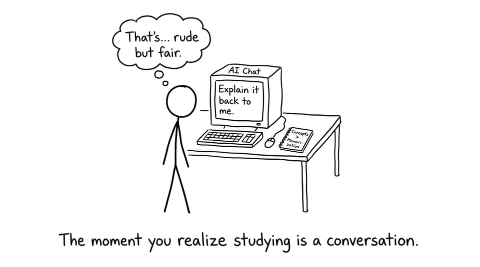 The moment you realize studying is a conversation