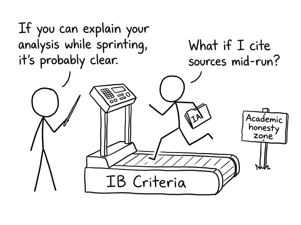 Rubric treadmill joke