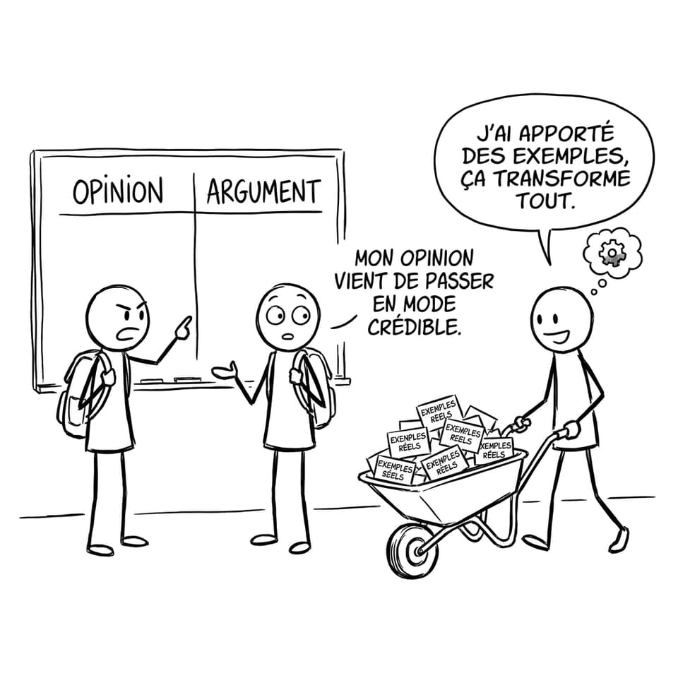 Opinion vs argument