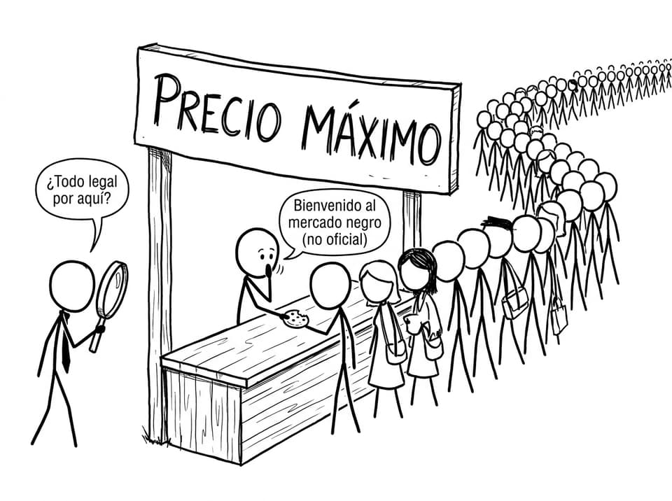 Precio máximo y la fila eterna