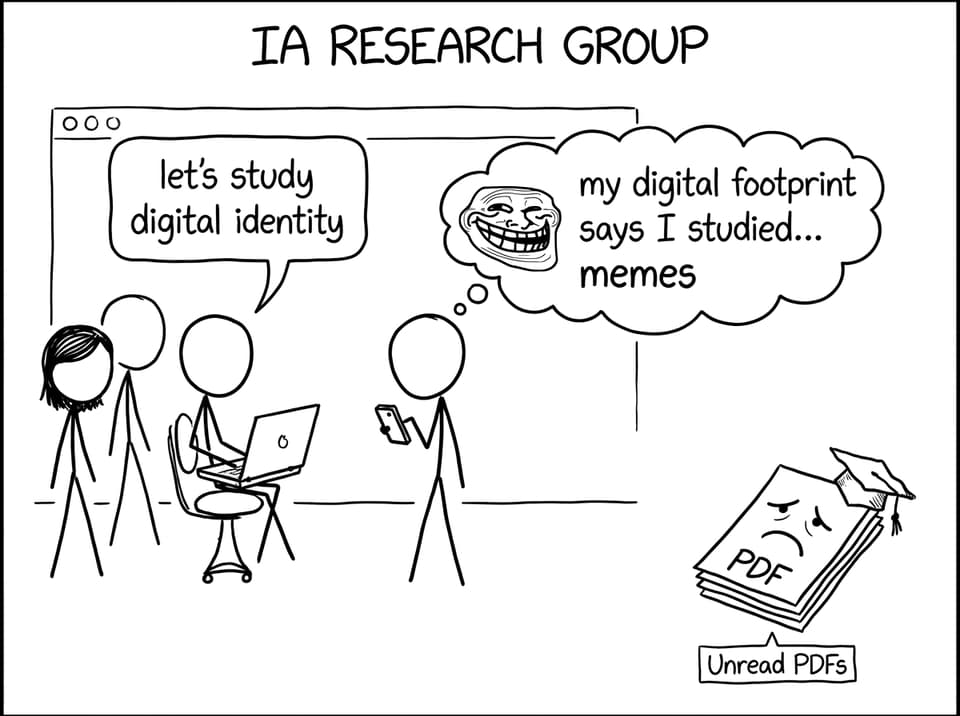 IA group chat meme vs PDFs