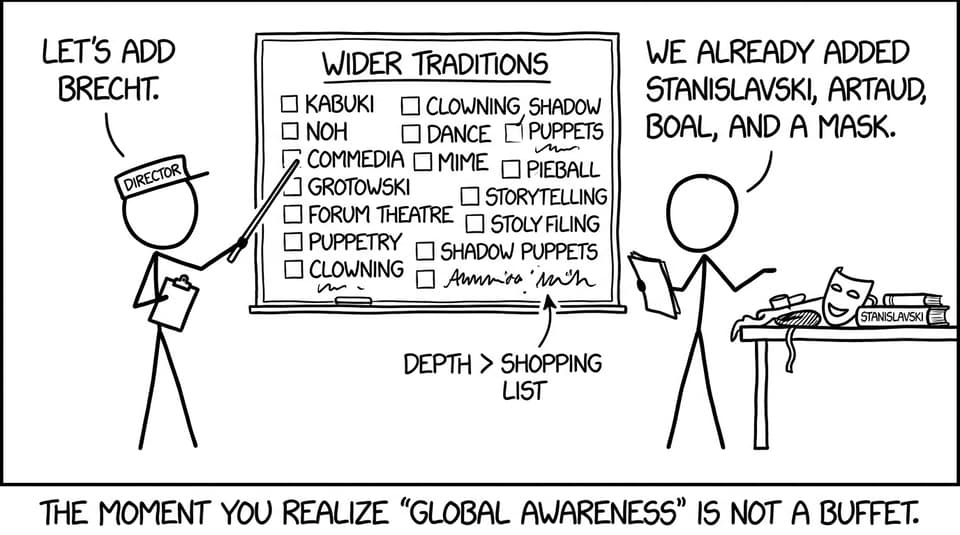 Too many traditions checklist joke