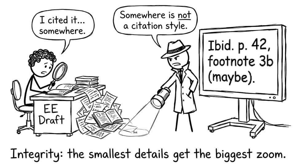 Integrity: the smallest details get the biggest zoom.