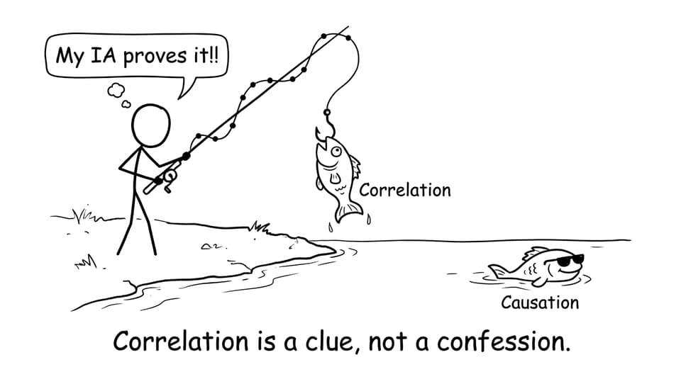 Correlation is a clue, not a confession
