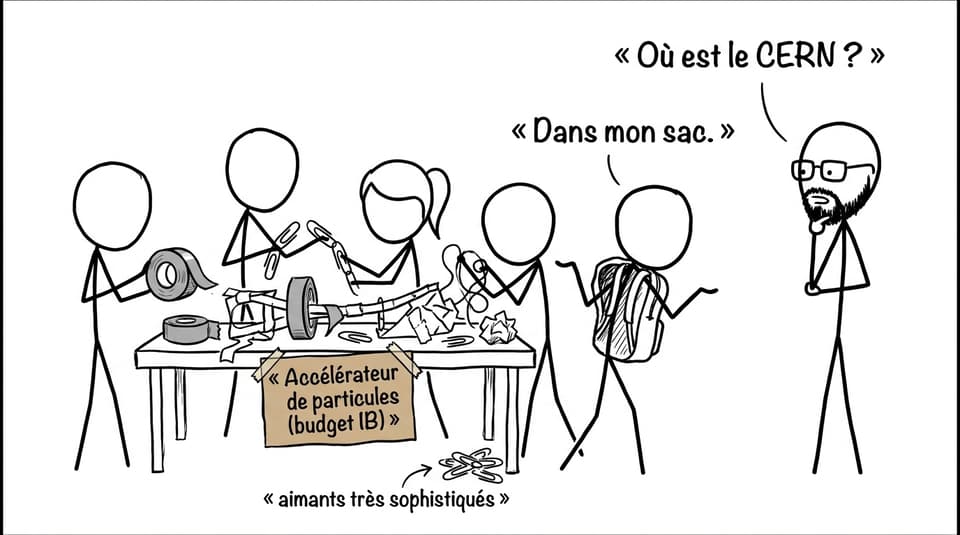 BD sur l’accélérateur de particules (budget IB)