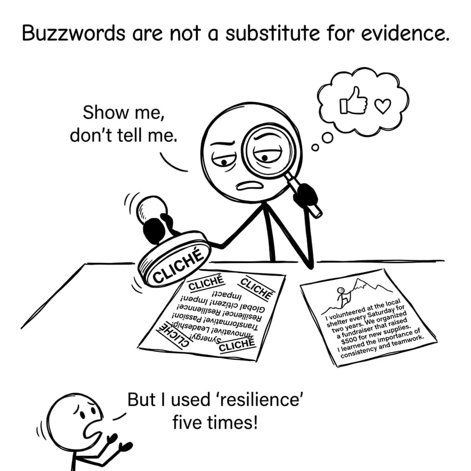 Buzzwords are not a substitute for evidence