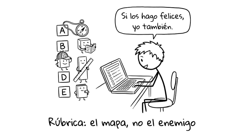 La rúbrica como mapa