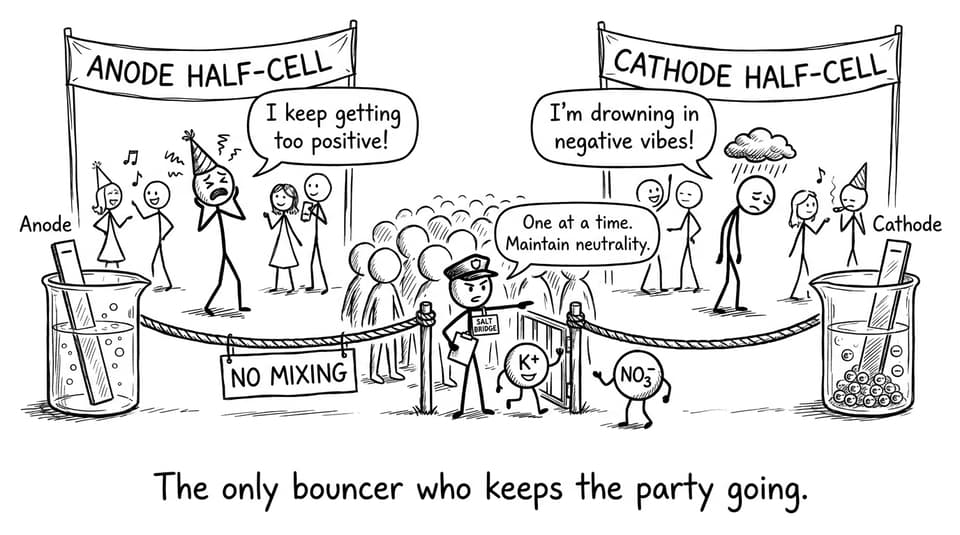 Salt bridge bouncer comic