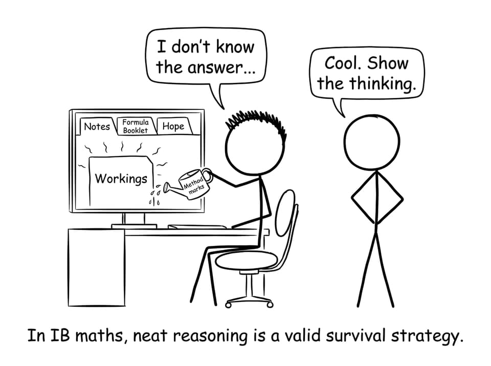 Comic about method marks