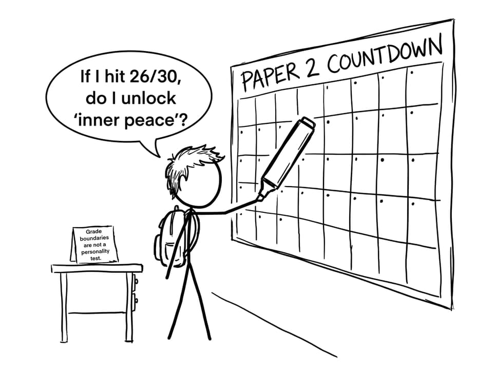 Student vs grade boundaries countdown