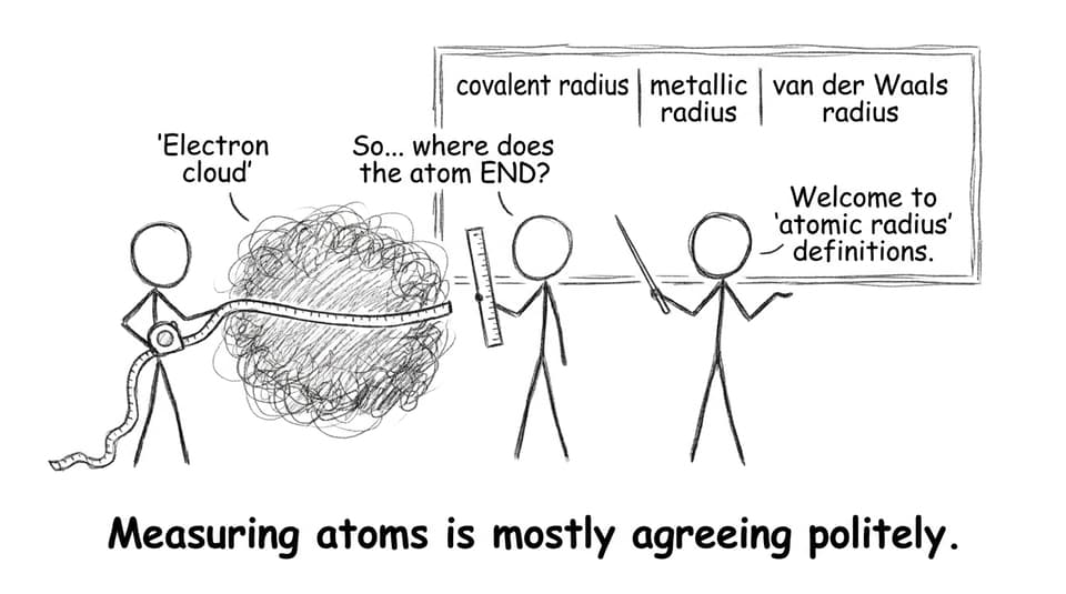Measuring atoms is mostly agreeing politely