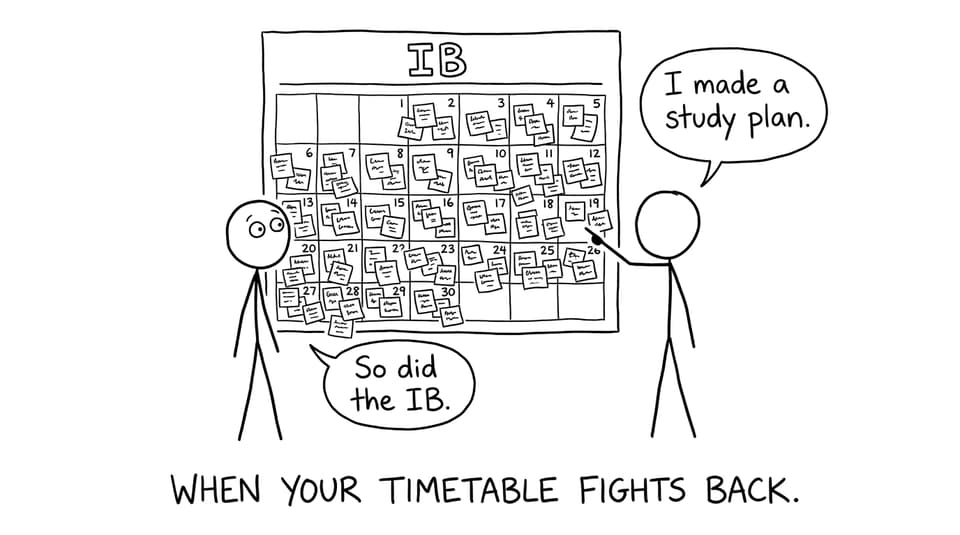 When your timetable fights back