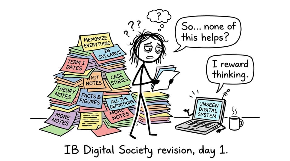 A student learns the hard way that thinking beats memorizing