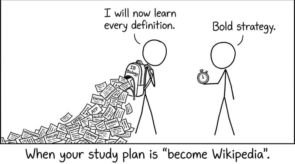 When your study plan is "become Wikipedia"