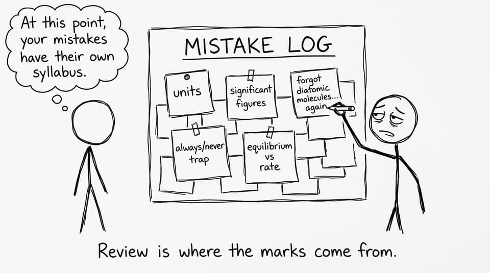 Mistake log becomes its own syllabus